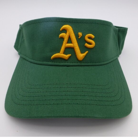 NWOT Oakland A's Viser (GoldLogo) - Picture 1 of 7